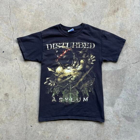 2010 Disturbed Asylum Tour T-Shirt Small - Picture 1 of 5